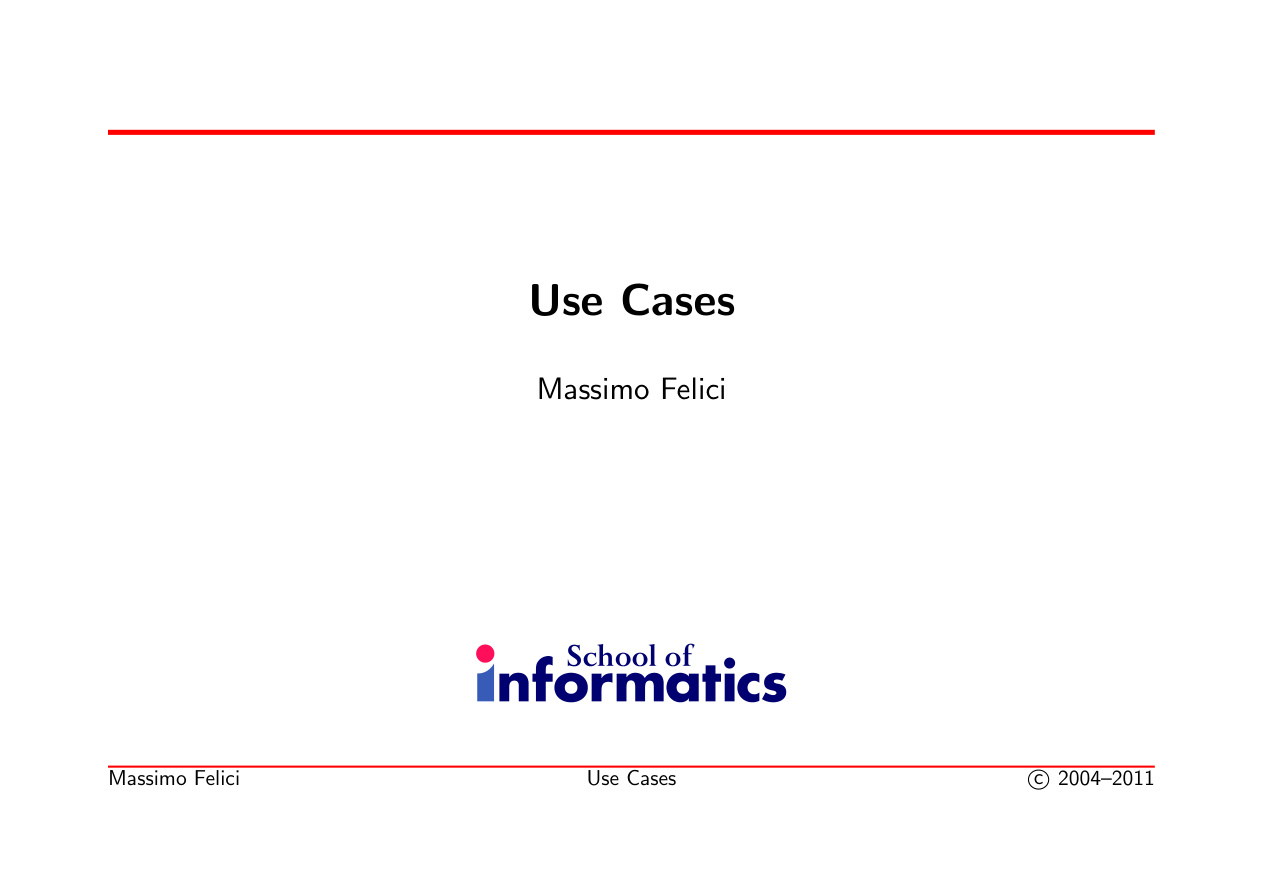 Use Case Notes PDF – Unknown