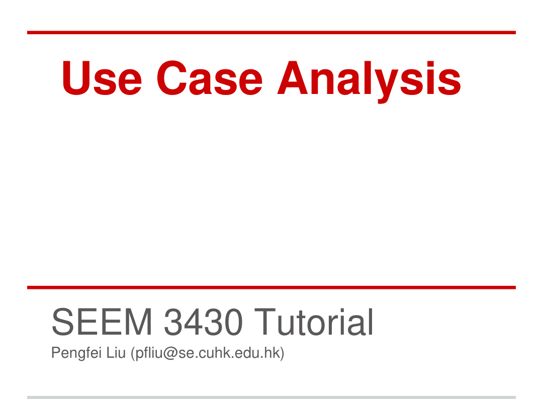 Use Case Tutorial PDF – Unknown