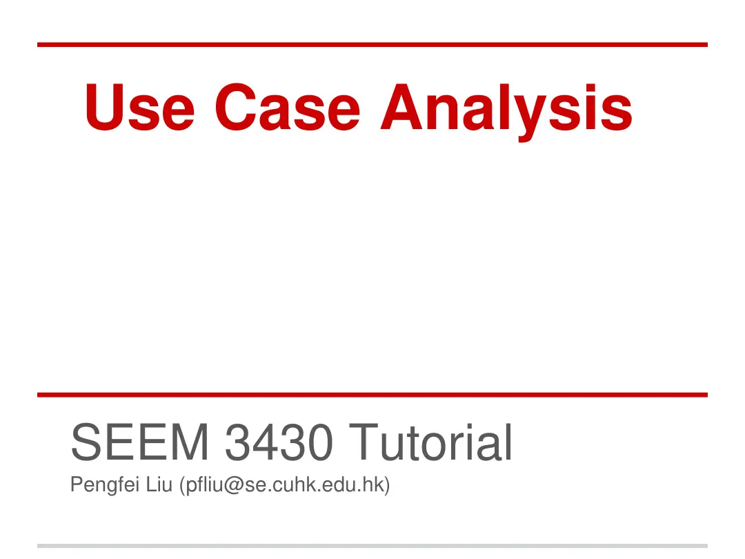Use Case Tutorial PDF – Unknown