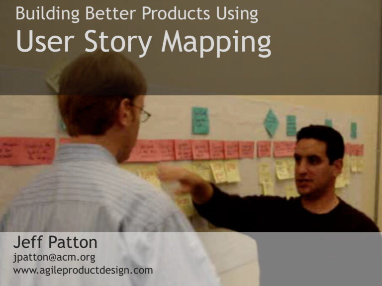 User Story Mapping PDF - Jeff Patton 1 User Story Mapping Kitap Kapağı