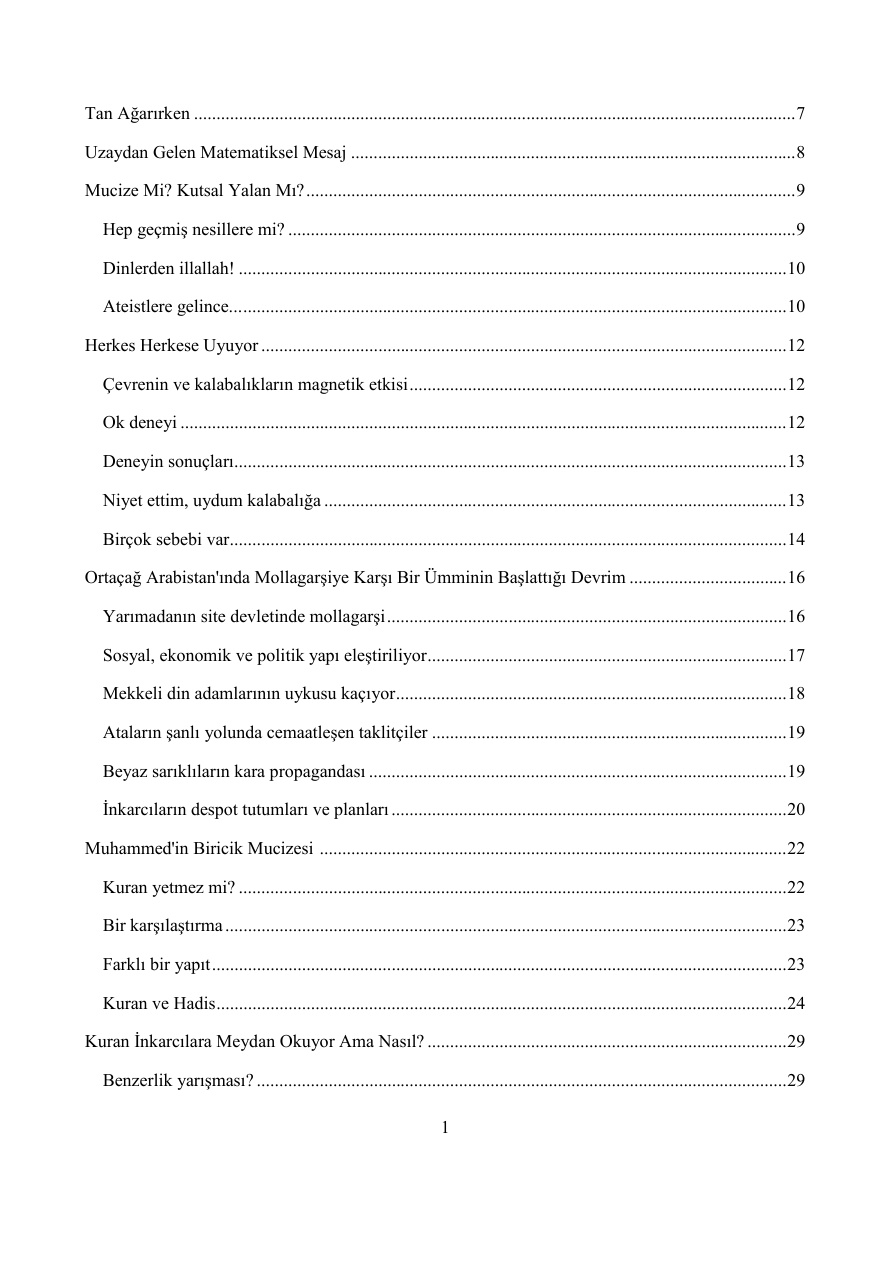 Uzerinde 19 Var PDF – Kolektif