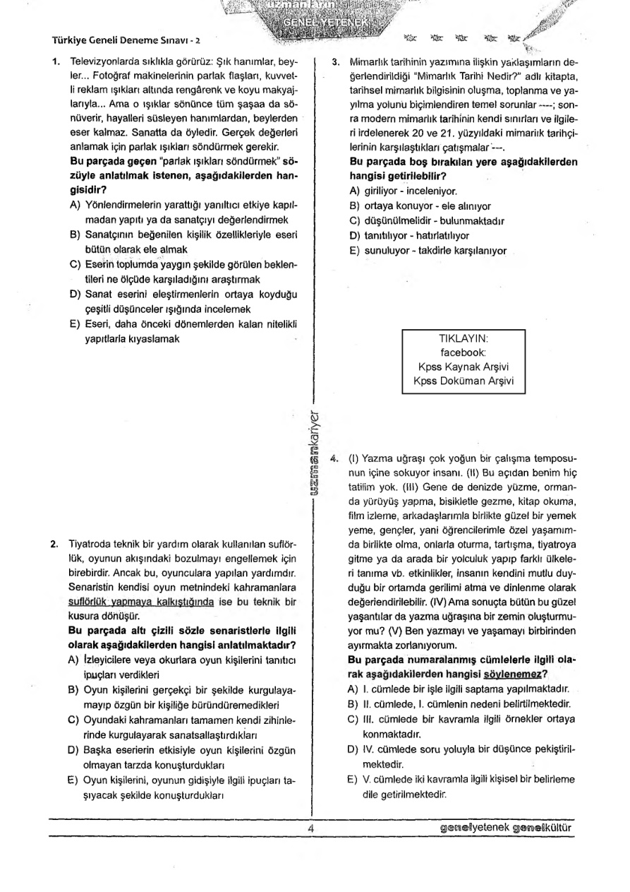 Uzman 2016 Tg2 GyGk PDF – Uzman Kariyer