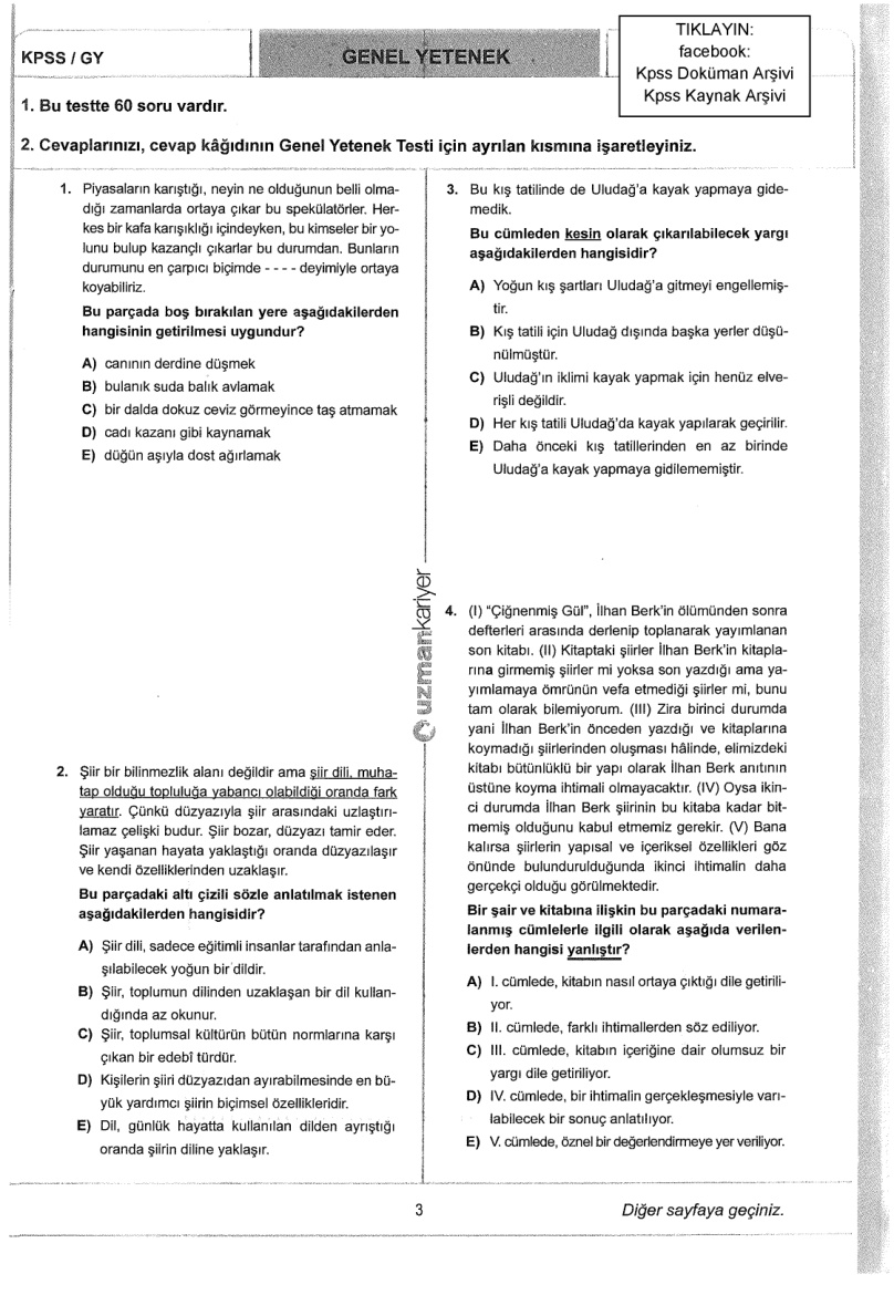Uzman 2018 Tg6 GyGk PDF – Uzman Kariyer