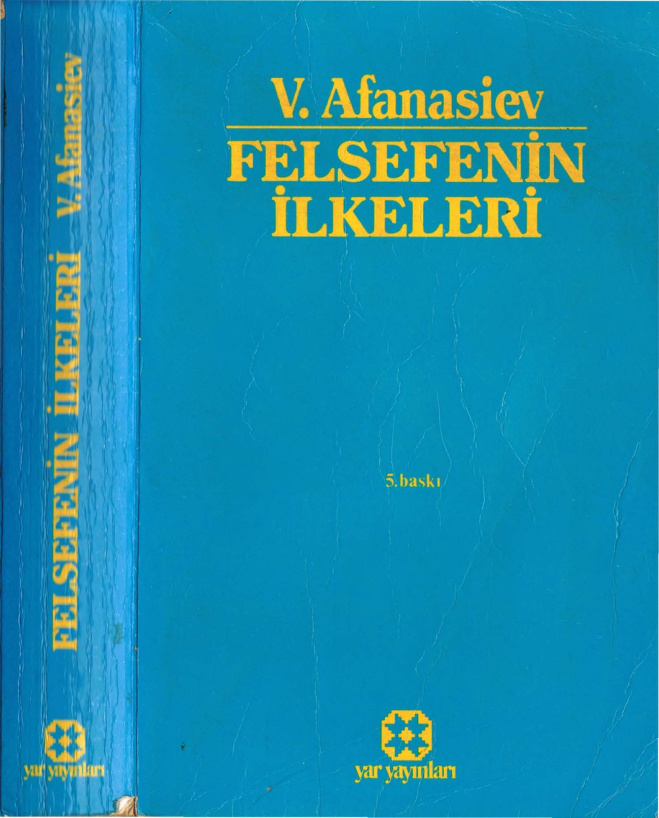 Felsefenin İlkeleri PDF – V. Afanasiev