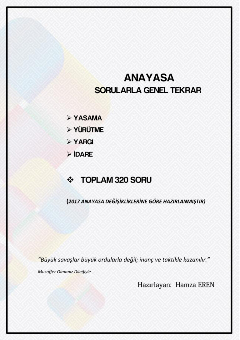 VATANDAŞLIK 2019 SORULAR_HAMZA EREN PDF - Hamza Eren 1 VATANDAŞLIK 2019 SORULAR HAMZA EREN Kitap Kapağı
