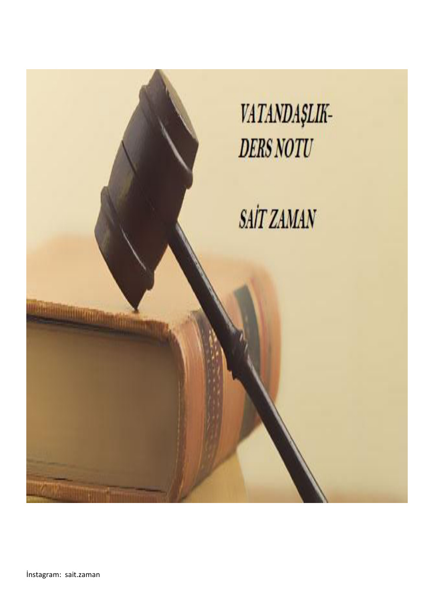 Vatandaşlık-Ders-Notları-2019-Sait-Zaman- PDF – Sait Zaman