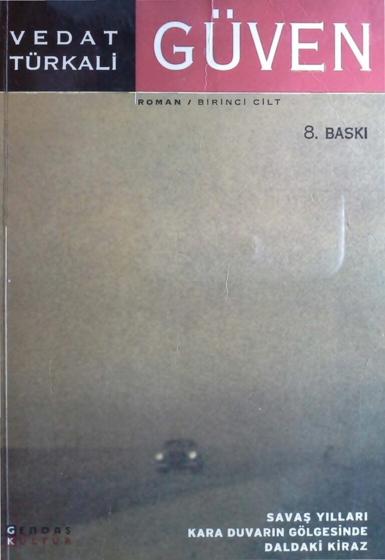 Vedat Türkali Güven Gendaş Kültür Yayınları Kitap Kapağı