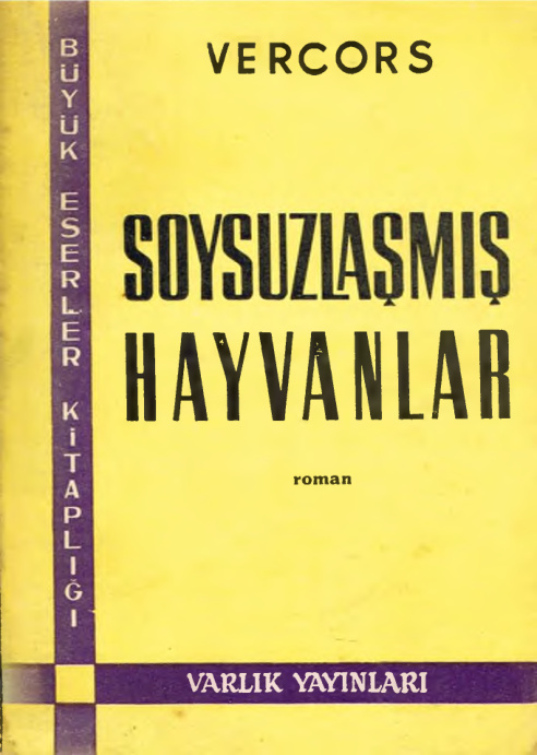 Soysuzlaşmış Hayvanlar PDF – Vercors