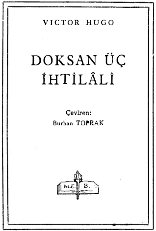 Doksan Üç İhtilali PDF – Victor Hugo
