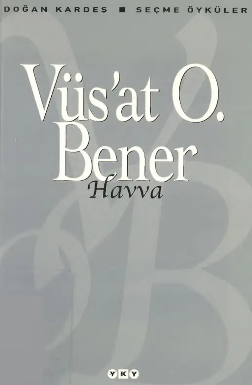 Vüs'at O. Bener Havva YKY Kitap Kapağı