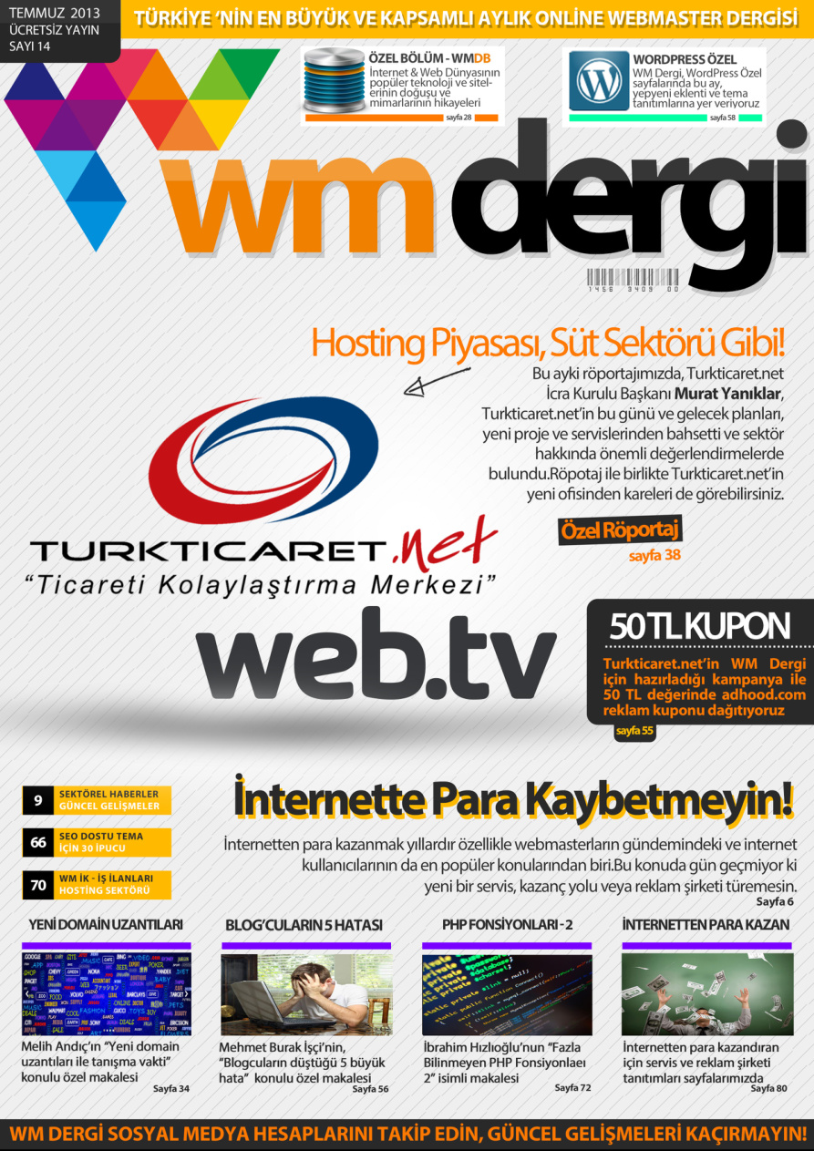 WM Dergi – Temmuz 2013 PDF – Kolektif