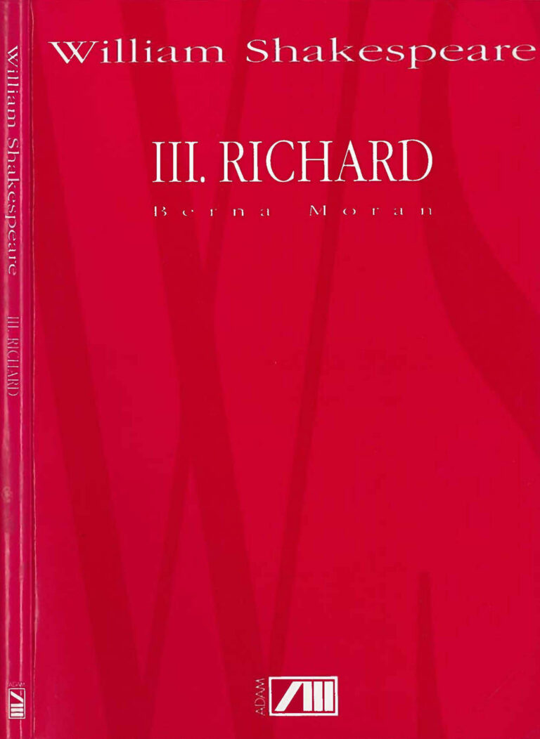 William Shakespeare III. Richard Adam Yayınları Kitap Kapağı