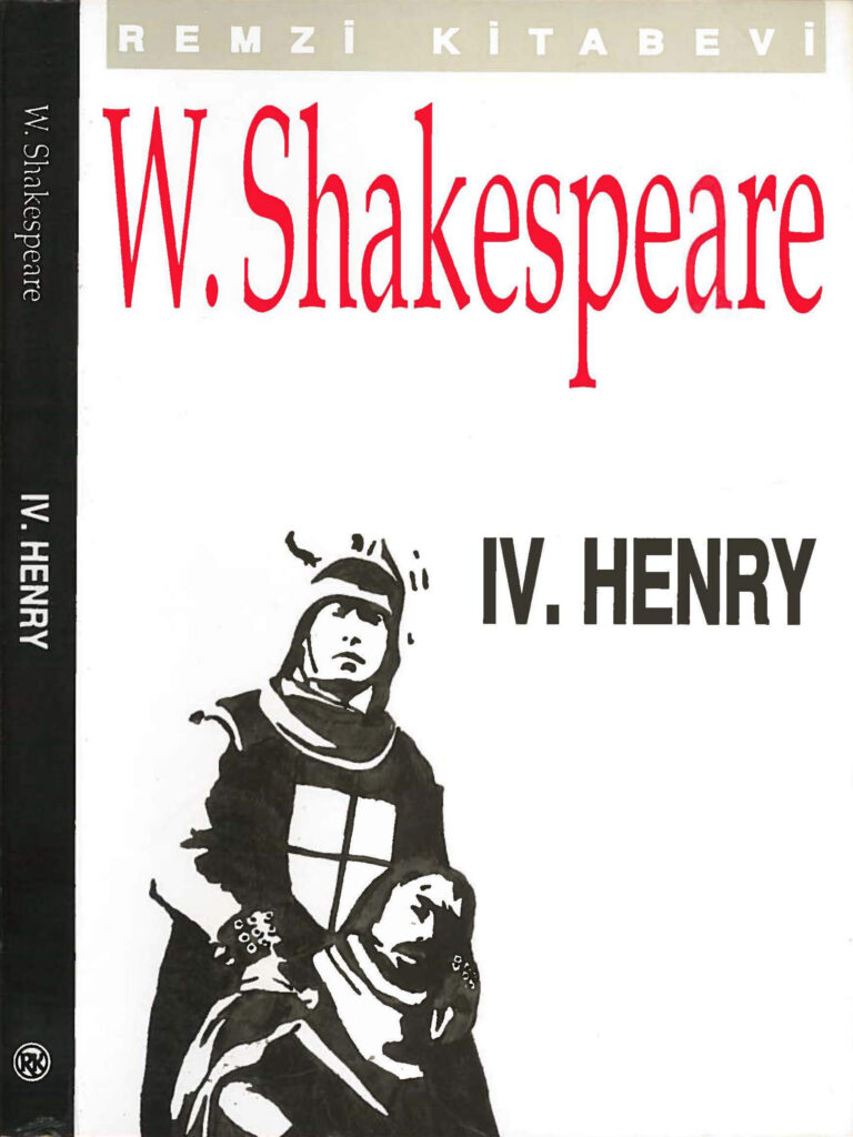 William Shakespeare IV. Henry Remzi Kitabevi Kitap Kapağı
