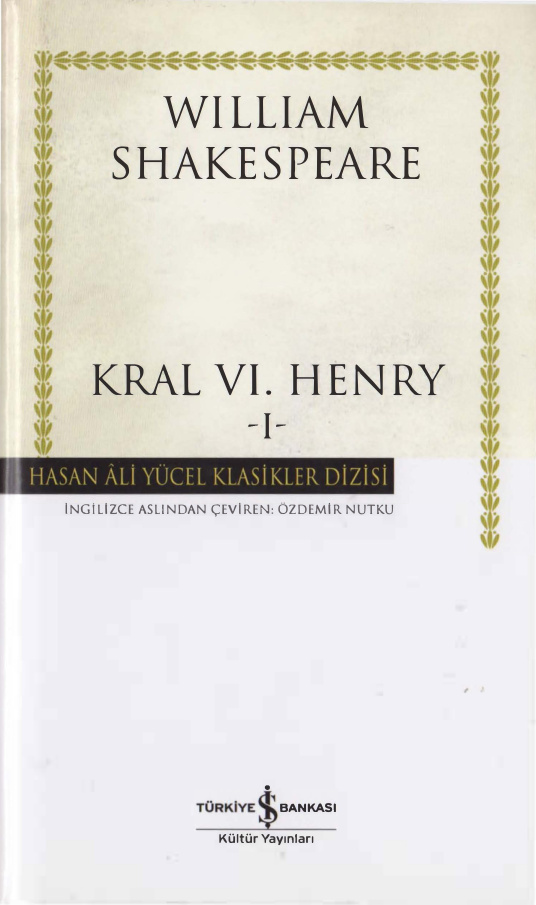Kral VI. Henry I PDF – William Shakespeare
