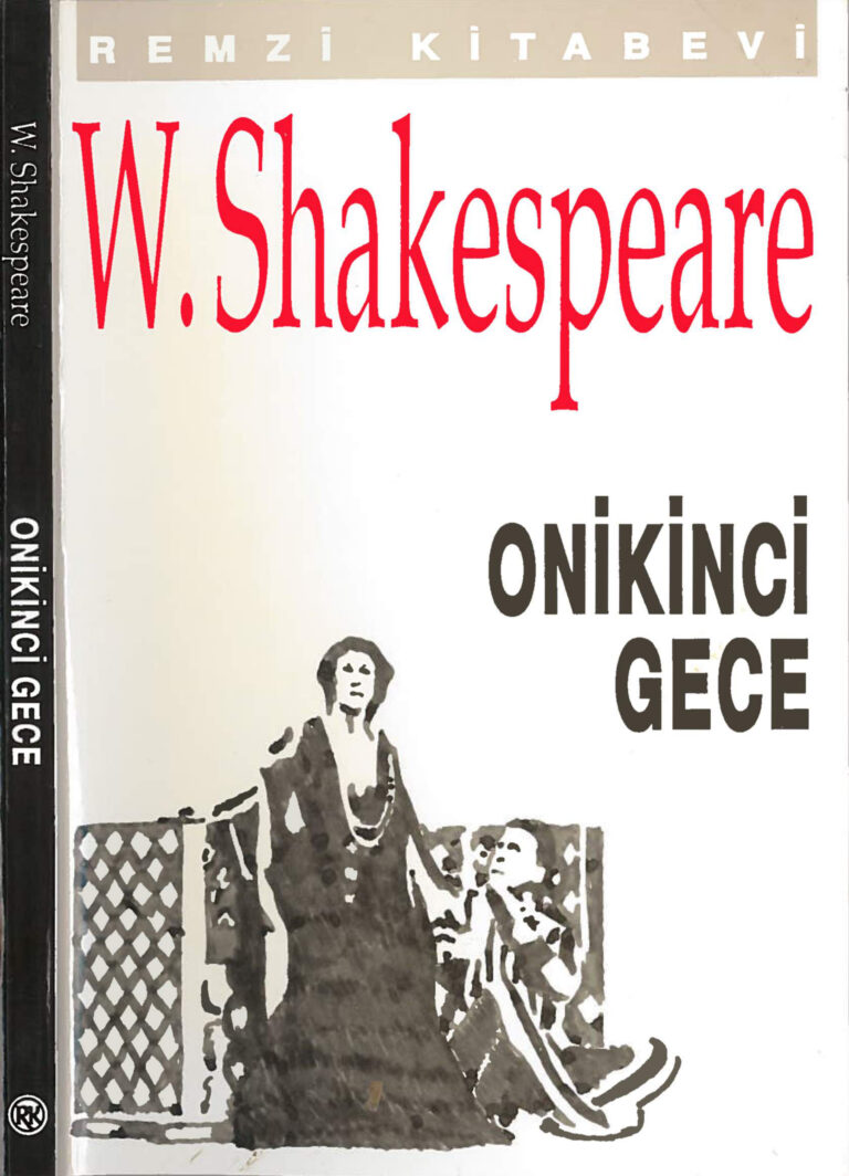 William Shakespeare Onikinci Gece Remzi Kitabevi Kitap Kapağı