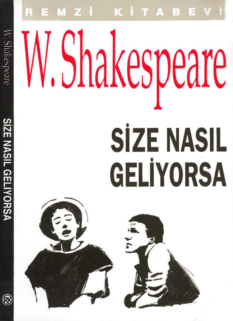 William Shakespeare Size Nasıl Geliyorsa Remzi Kitabevi Kitap Kapağı