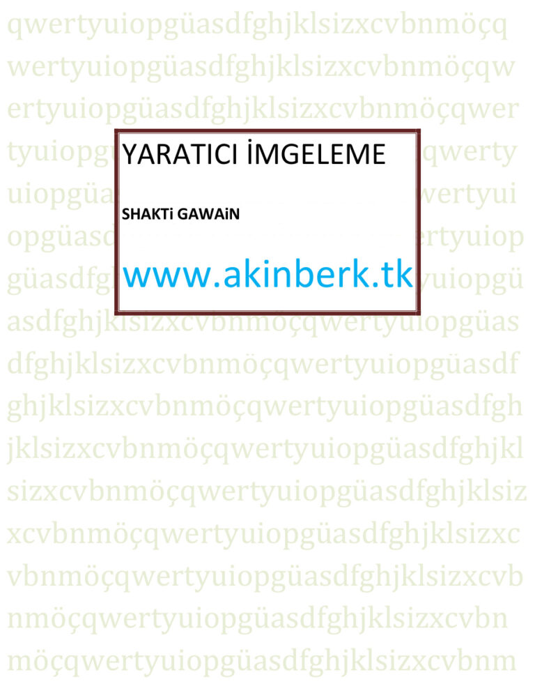 YARATICI İMGELEME Kitap Kapağı