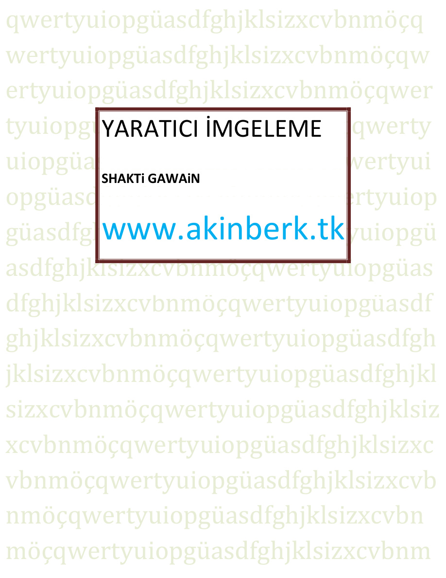 YARATICI İMGELEME PDF – Kolektif