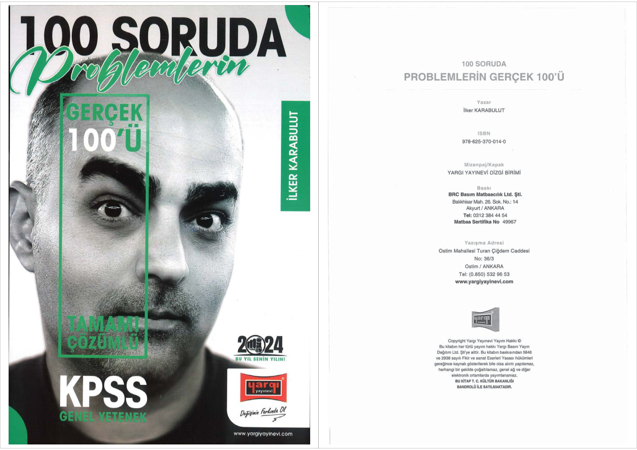 YARGI 100 SORUDA PROBLEMLER 2024 PDF – Kolektif