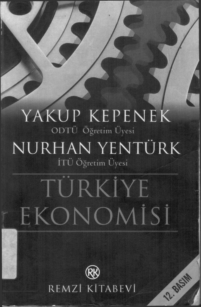 Türkiye Ekonomisi PDF – Yakup Kepenek, Nurhan Yentürk