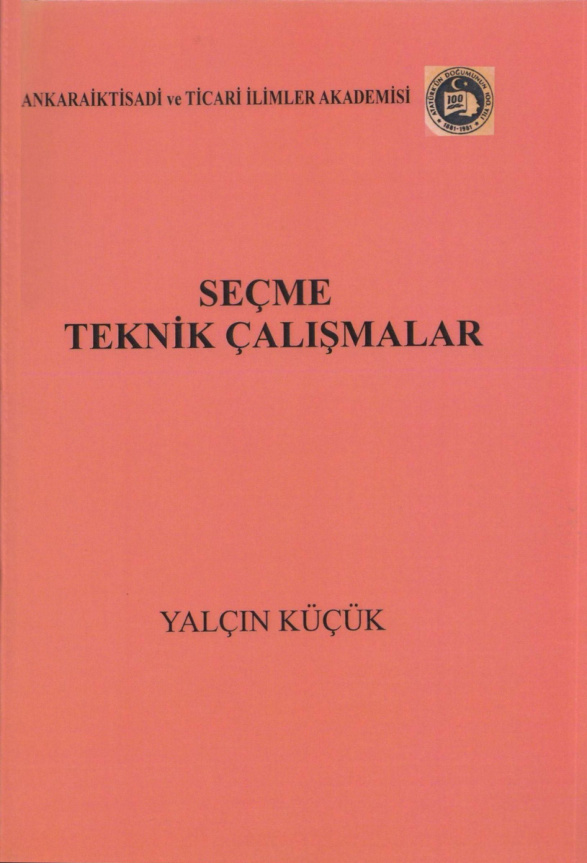 Seçme Teknik Çalışmalar PDF – Yalçın Küçük