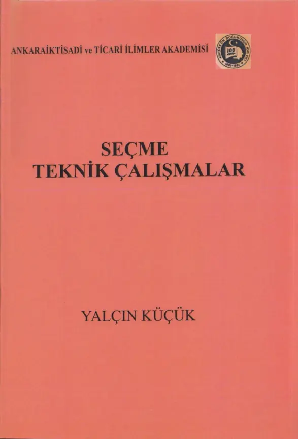 Seçme Teknik Çalışmalar PDF – Yalçın Küçük