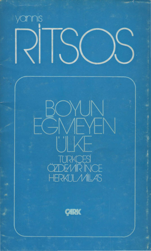 Boyun Eğmeyen Ülke PDF – Yannis Ritsos