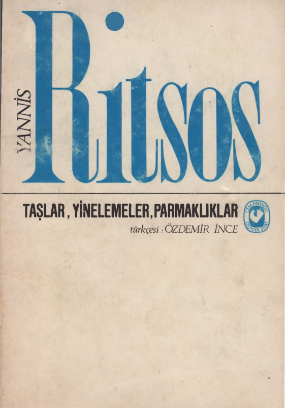 Taşlar Yinelemeler Parmaklıklar PDF – Yannis Ritsos