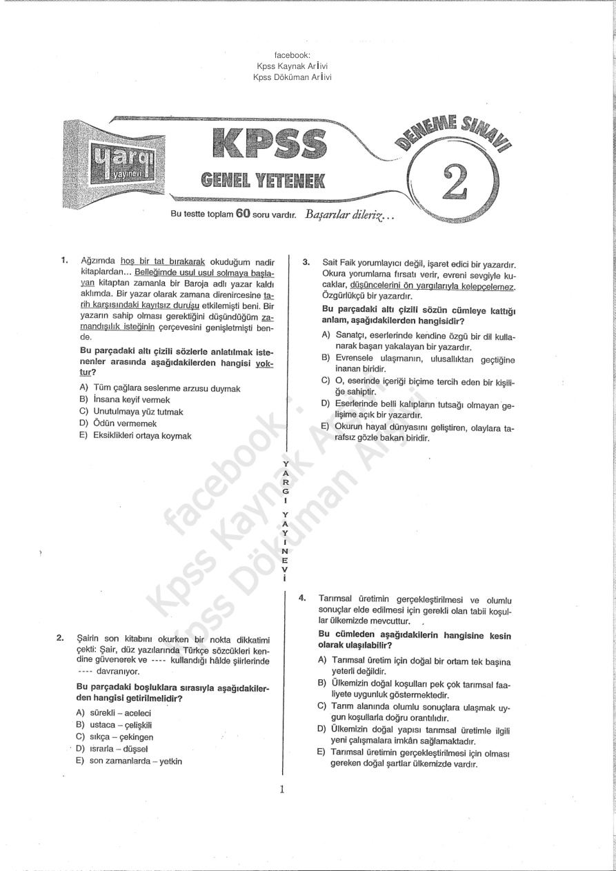 Yargı 2014 Tg 2 GyGk PDF – Kolektif