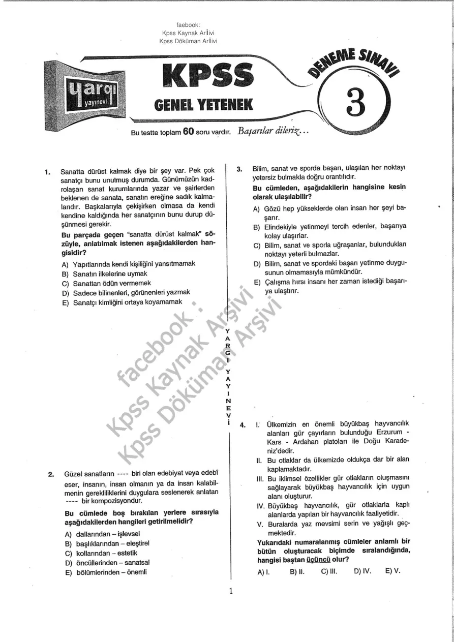 Yargı 2014 Tg 3 GyGk PDF – Kolektif
