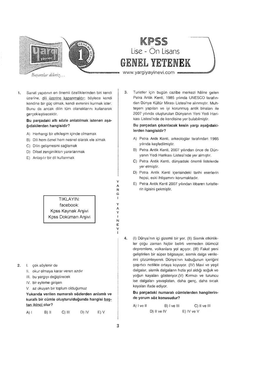 Yargı 2016 Tg1 Lise-Onlisans PDF – Kolektif