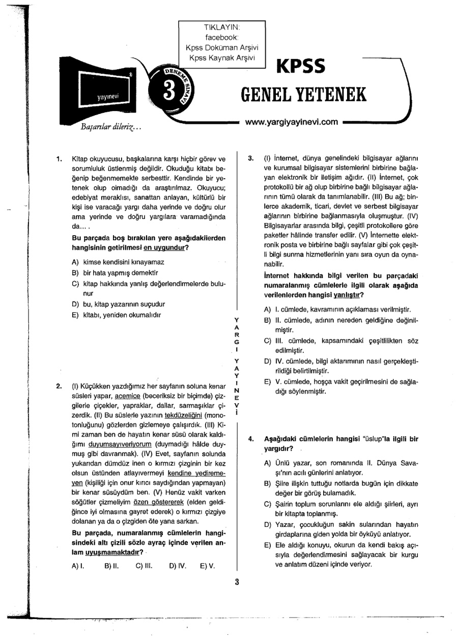 Yargı 2017 Tg3 GyGk PDF – Kolektif