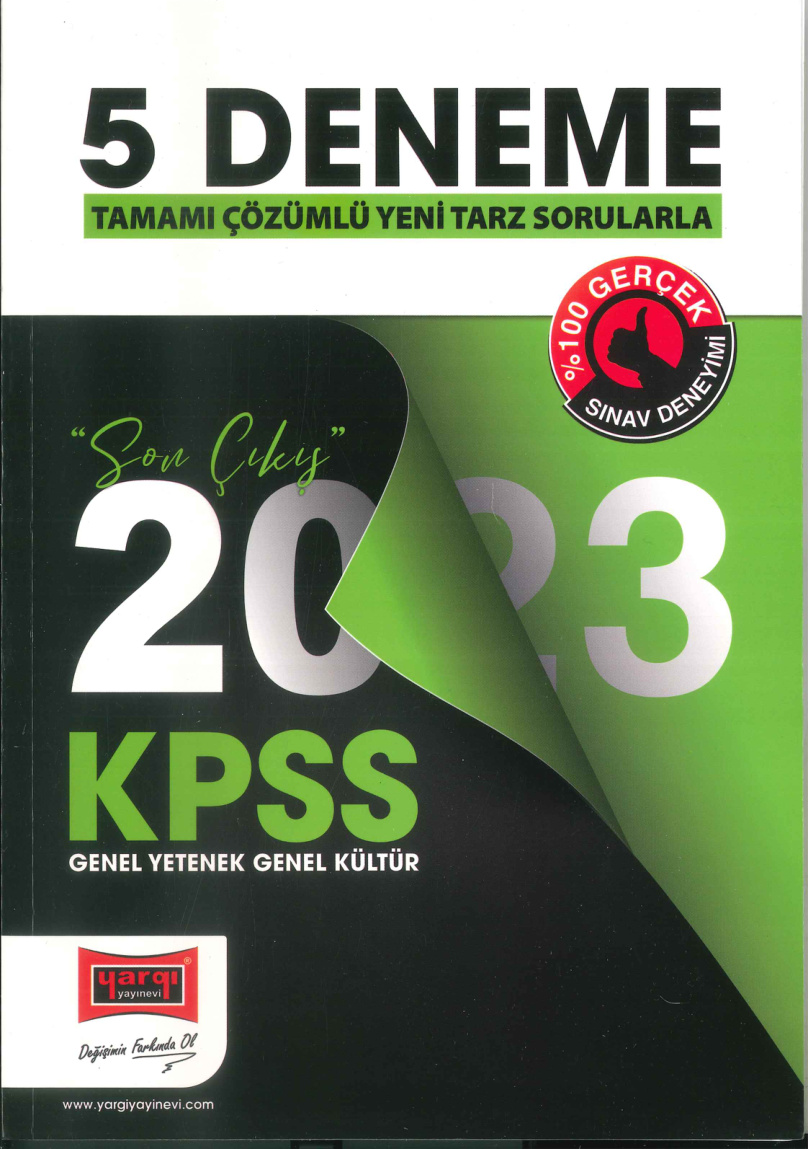 Yargı Son Çıkış GyGk 5 Deneme 2023 PDF – Kolektif