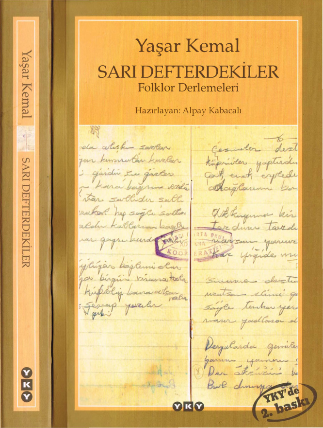 Sarı Defterdekiler Folklor Derlemeleri PDF – Yaşar Kemal, Alpay Kabacalı