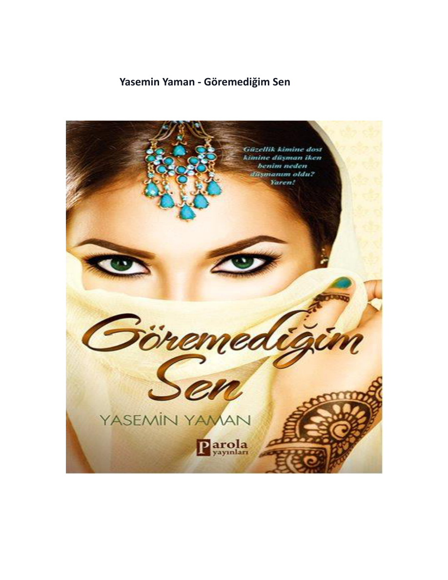 Göremediğim Sen PDF – Yasemin Yaman