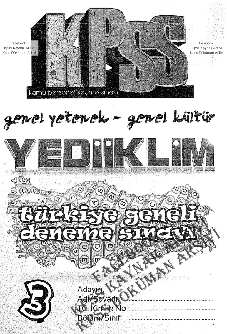 Yediiklim 2014 Tg3 GyGk PDF – Kolektif