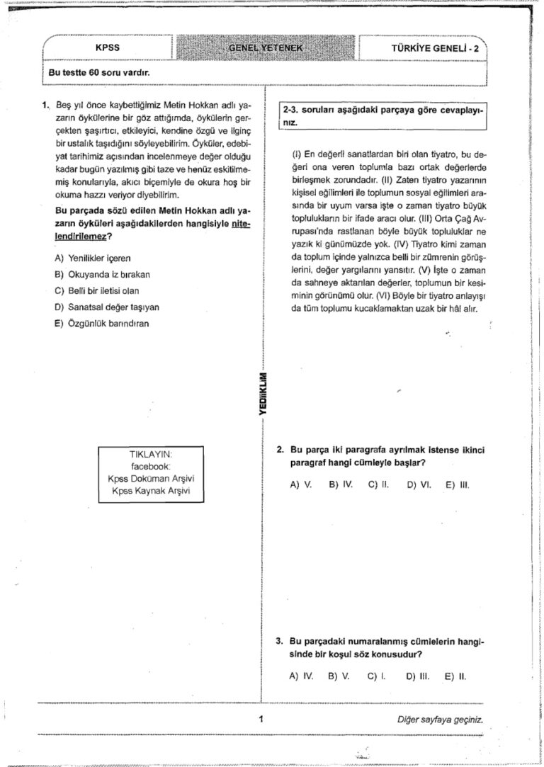 Yediiklim 2018 Tg2 GyGk Kitap Kapağı