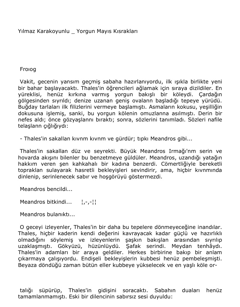 temp Yilmaz Karakoyunlu Yorgun Mayis Kisraklari 1kitap1.com