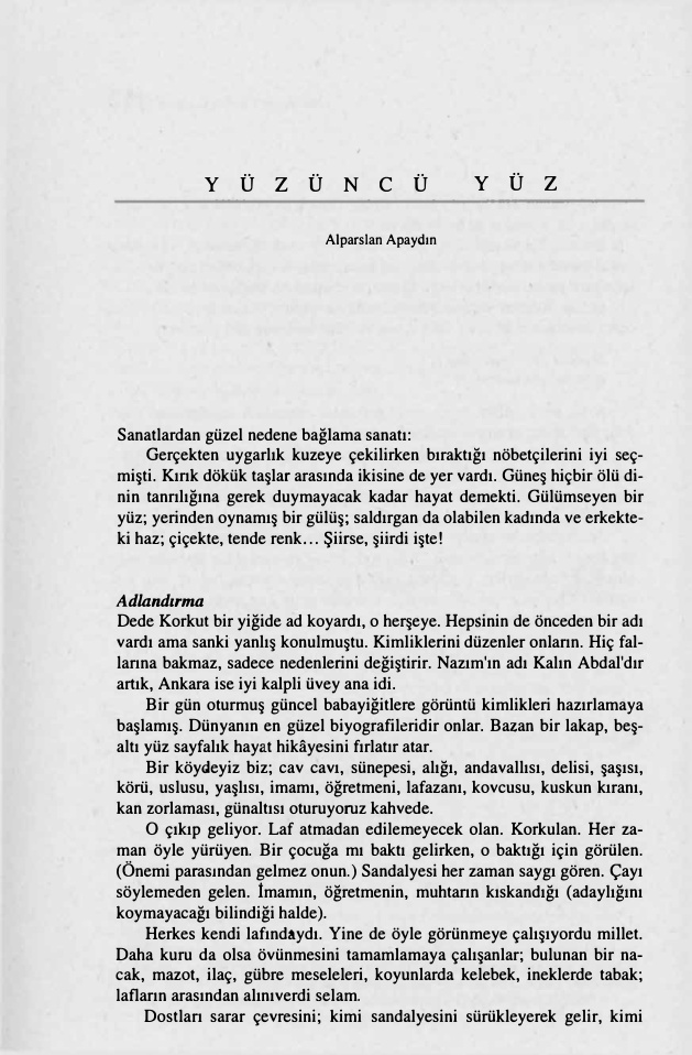 Yüzüncü Yüz PDF – Alparslan Aydın