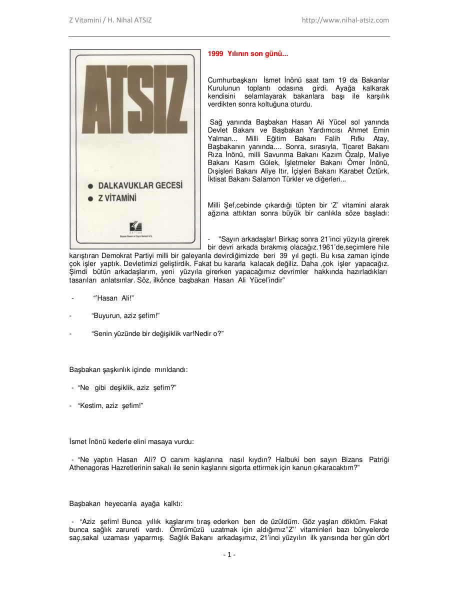 Z Vitamini PDF – Kolektif / Edebiyat