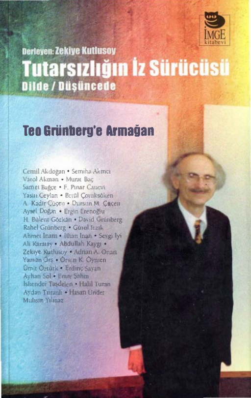 Tutarsızlığın İz Sürücüsü PDF – Zekiye Kutlusoy