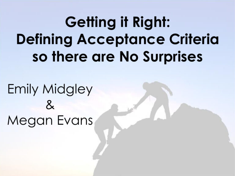 Acceptance Criteria (GWT) for Cleveland IIBA PDF - Unknown / IIBA Cleveland 1 acceptance criteria gwt for cleveland iiba Kitap Kapağı