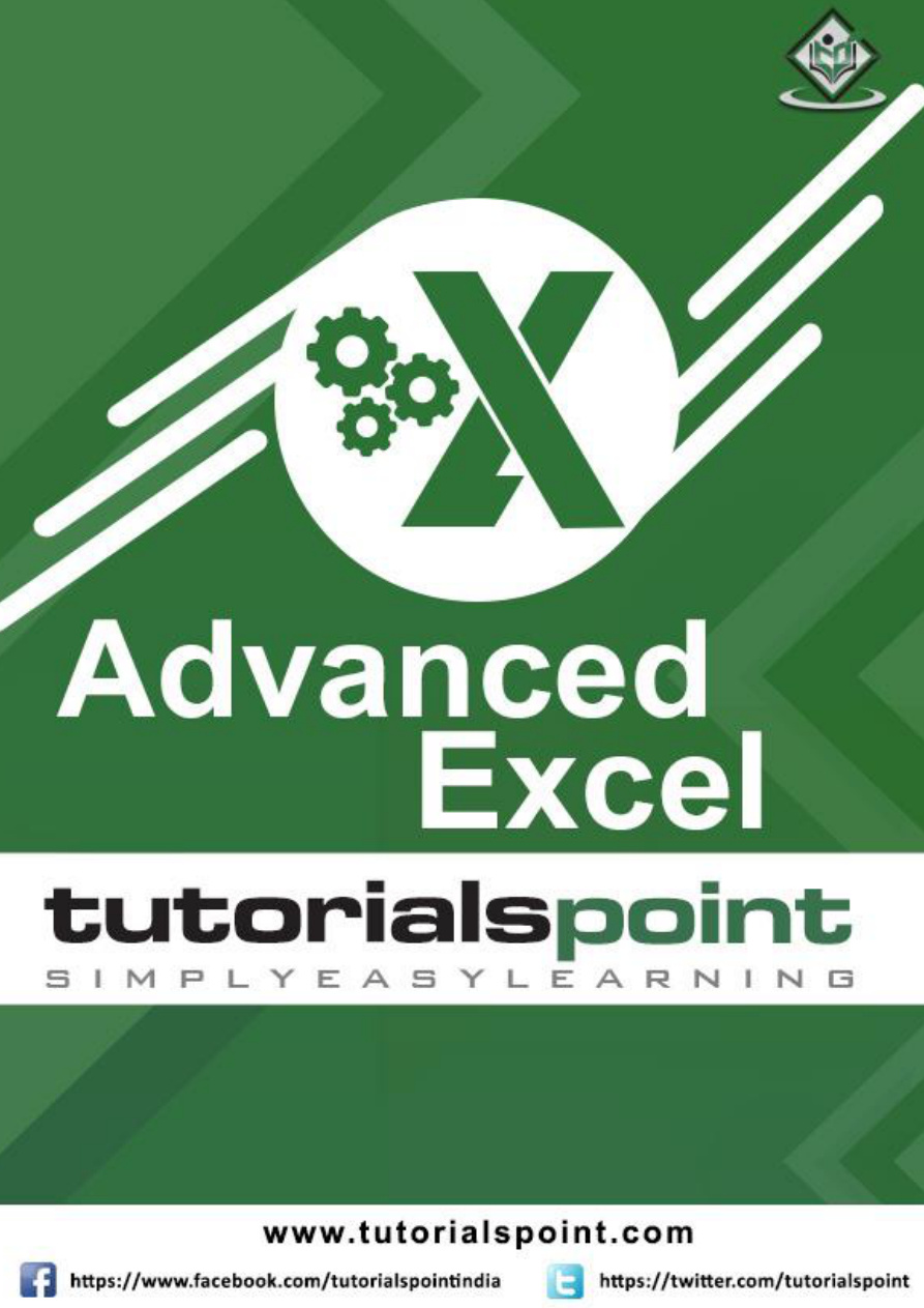 Advanced Excel Tutorial PDF – Unknown