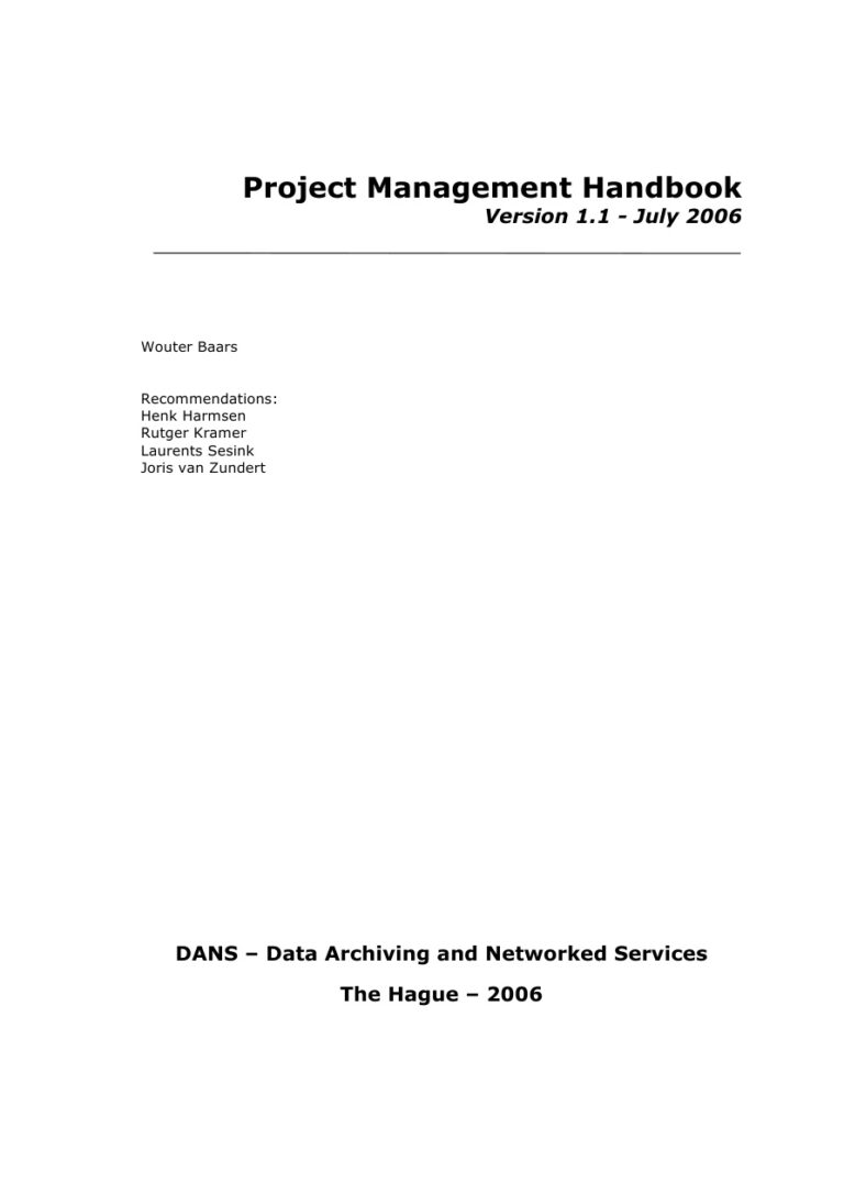 book project management Kitap Kapağı