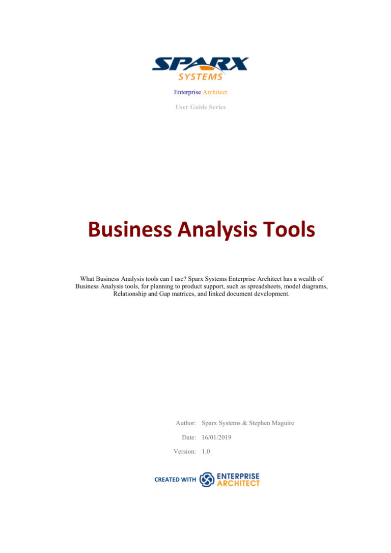 business analysis tools Kitap Kapağı