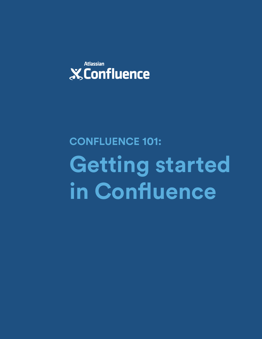 Confluence 101: Getting Started PDF – Unknown