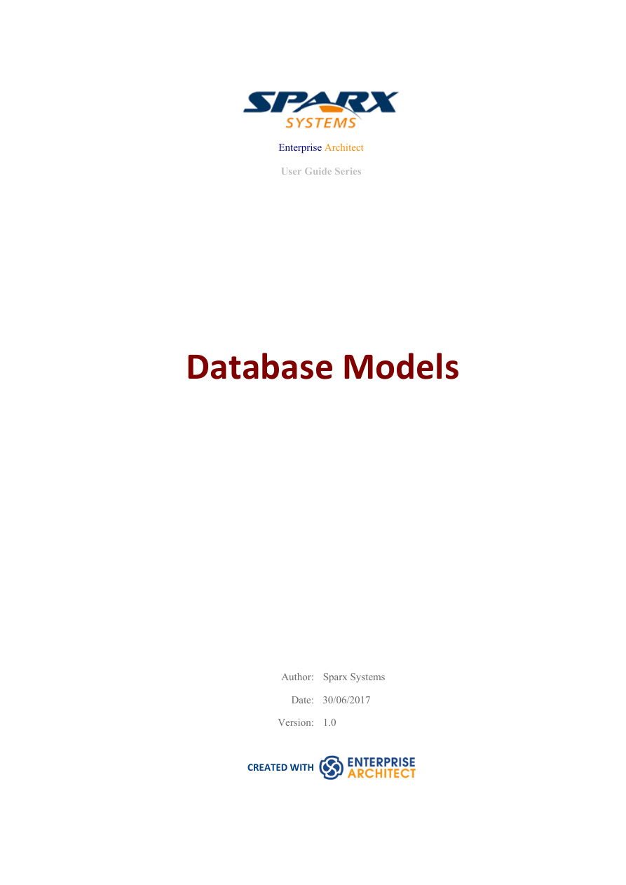 Database Models PDF – Unknown