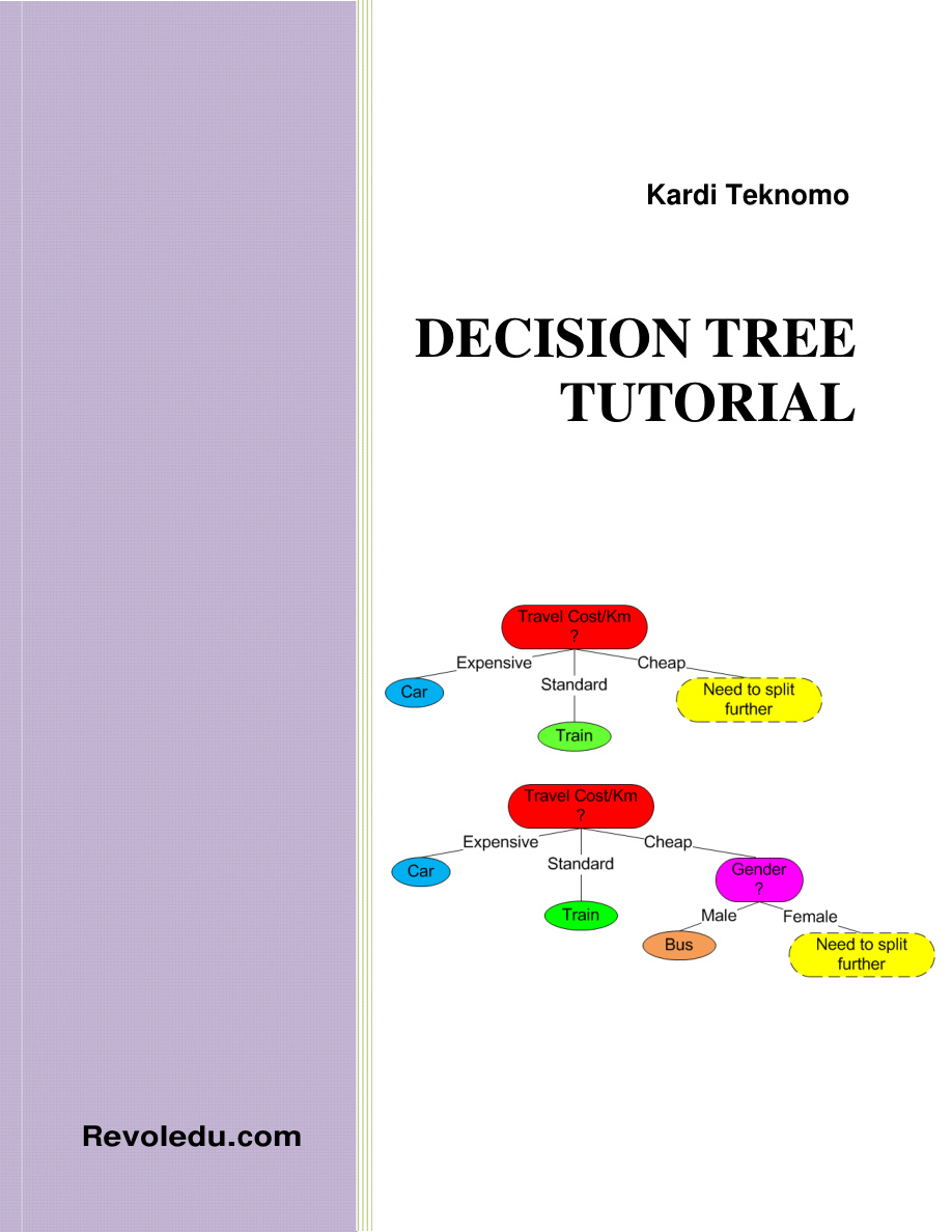Decision Tree Tutorial PDF – Kardi Teknomo
