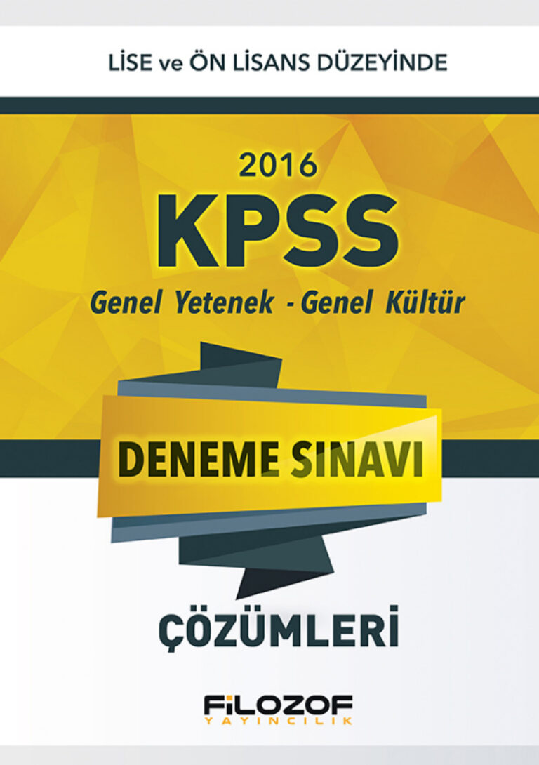filozofcozum kpss genel kültür genel yetenek Kitap Kapağı