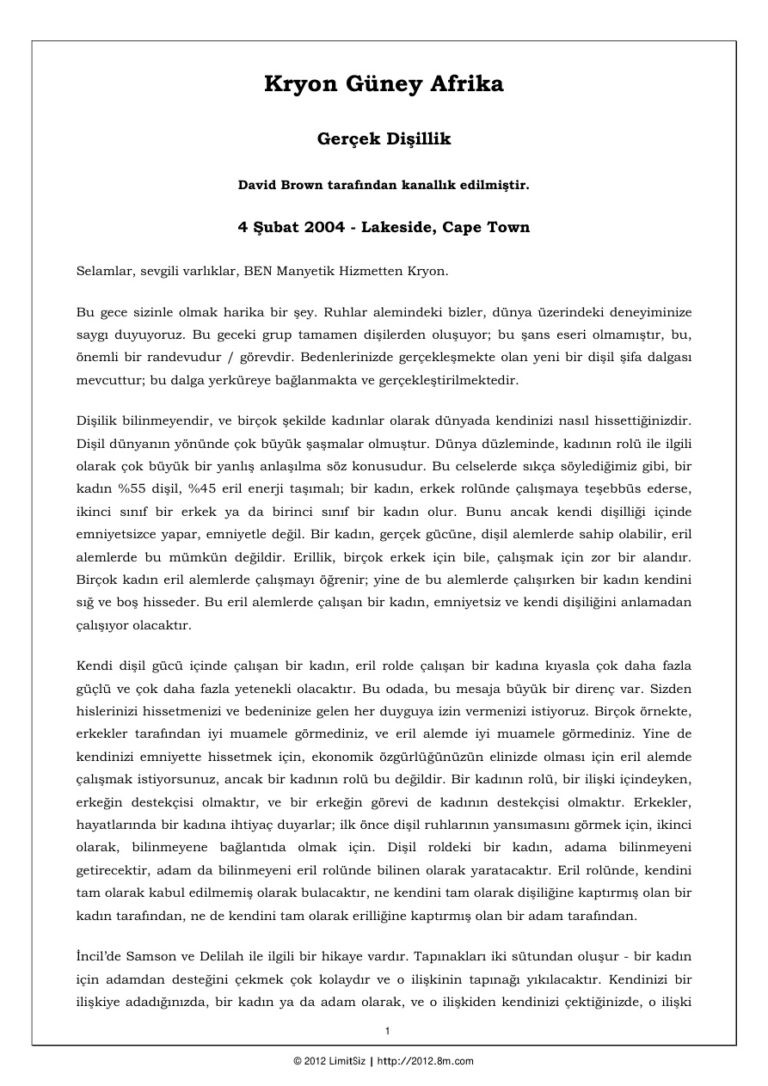 gerçek dişilik kryon Kitap Kapağı